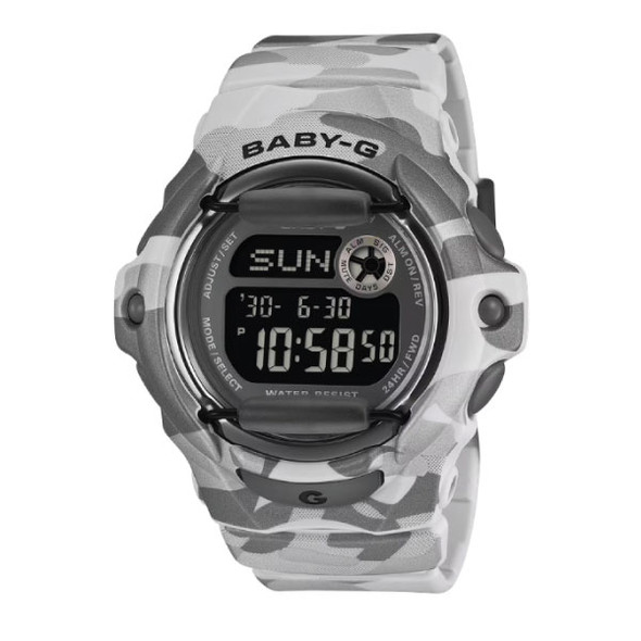 Casio Baby-G Women Digital Watch - Grey | BG-169CMB-8DR