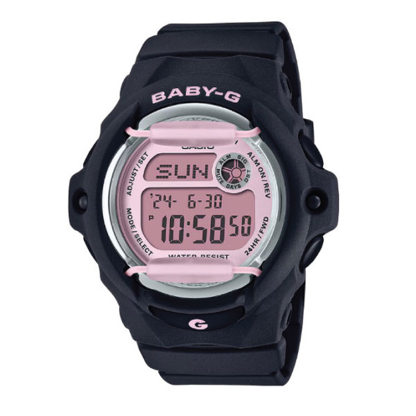 Casio Baby-G Unisex Digital Watch - Black / Pink | BG-169U-1CDR