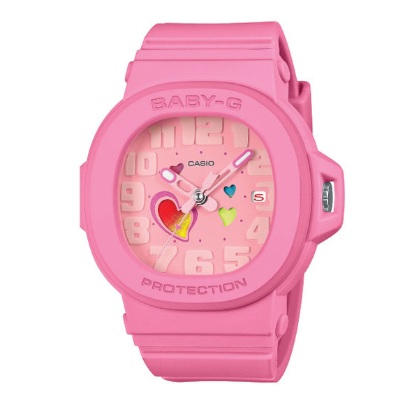 Casio Baby-G Women Playful Hearts Series Analog Watch - Pink | BGA-10-4ADR