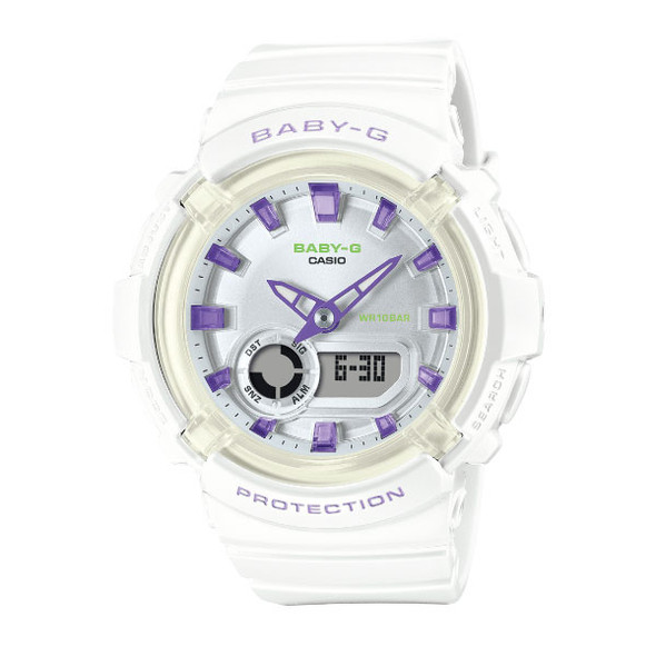 Casio Baby-G Women Analog-Digital Watch - White / Multicolor | BGA-280DN-7ADR