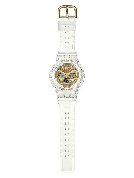 Casio Baby-G Women Analog-Digital Watch - Transparent / Gold | BA-130CVG-7ADR