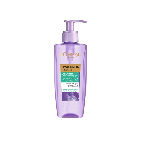 L'Oréal Paris Hyaluron Expert Oil Control Deep Cleansing & Hydrating Gel 200ml