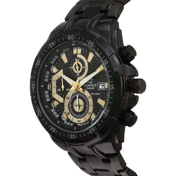 Casio Edifice Men Chronograph Watch - Black Gold | EFR-539BK-1AVUDF