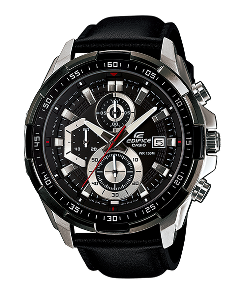 Casio Edifice Men Chronograph Watch - Black | EFR-539L-1AVUDF
