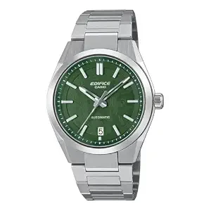 Casio Edifice Men Automatic Watch - Green Silver | EFK-100D-3ADR