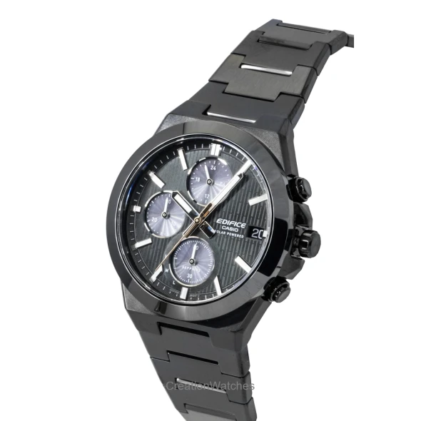 Casio Edifice Men Solar Chronograph Watch - Black | EFS-S650DC-1ADF