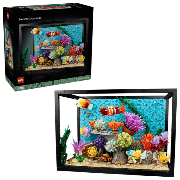 LEGO Icons Tropical Aquarium Building Set 4154 Pieces | 10366