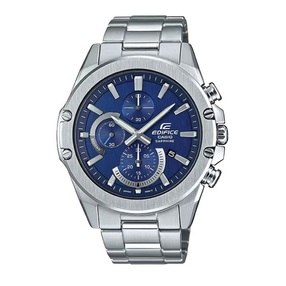 Casio Edifice SLIM Men Chronograph Watch - Blue Silver | EFR-S567D-2AVUDF