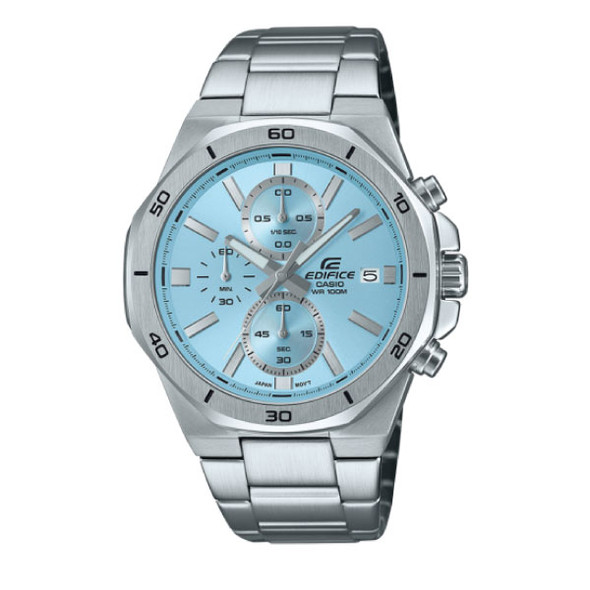 Casio Edifice Men Chronograph Watch - Silver Blue | EFV-640D-2BVUDF
