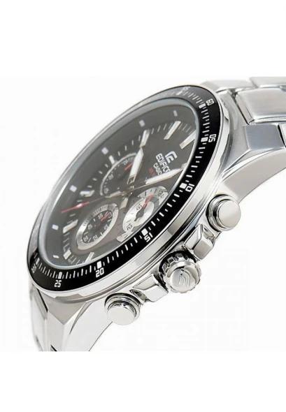 Casio Edifice Men Chronograph Watch - Black Silver | EFR-552D-1AVUDF