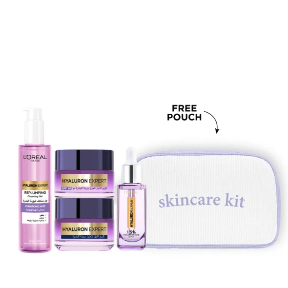 L'Oréal Paris Hyaluron Expert Replumping Bundle + Free Gift