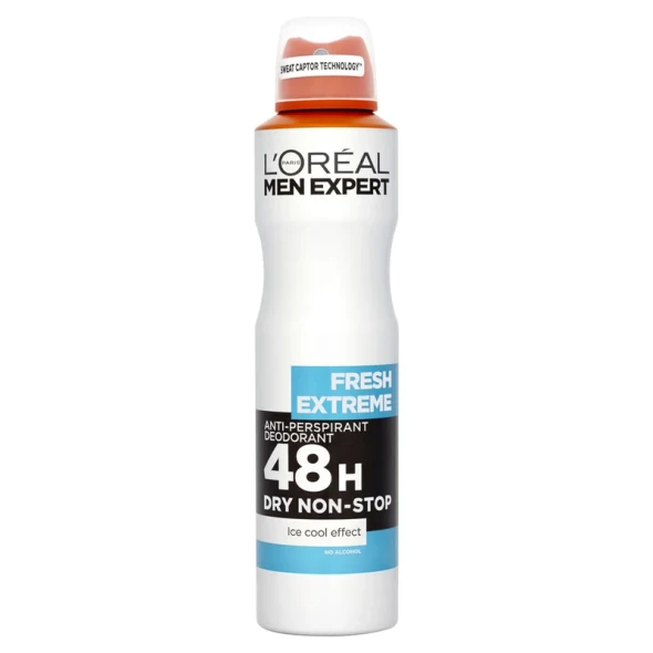 L'Oréal Men Expert Fresh Extreme 48H Dry Non-Stop Deodorant Spray