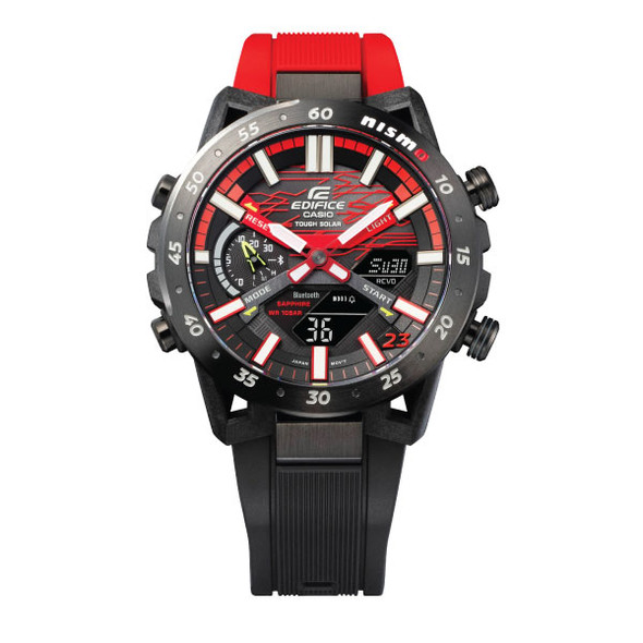 Casio Edifice NISMO MY23 Men Connected Solar Watch - Black Red | ECB-2000NIS-1ADR