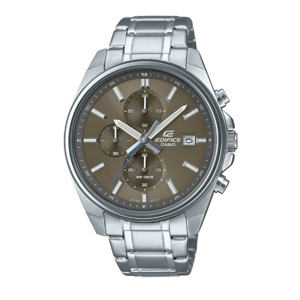 Casio Edifice Men Chronograph Watch - Brown Silver | EFV-610D-5CVUDF