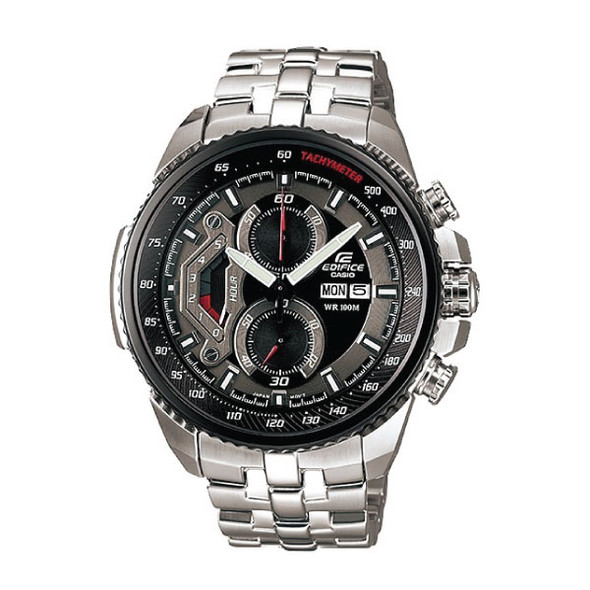 Casio Edifice Men Chronograph Watch - Silver Black | EF-558D-1AVUDF