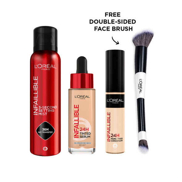 L'Oréal Paris Infallible 24H Endurance Bundle + Free Brush