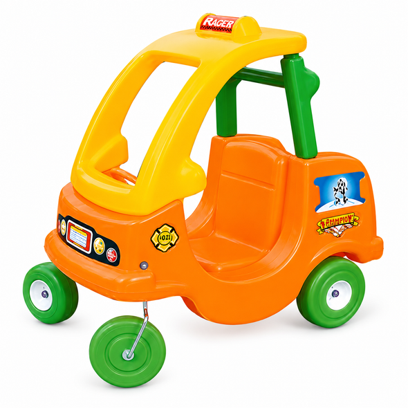 Kids Ride-On Police Car Orange | AL21124-14