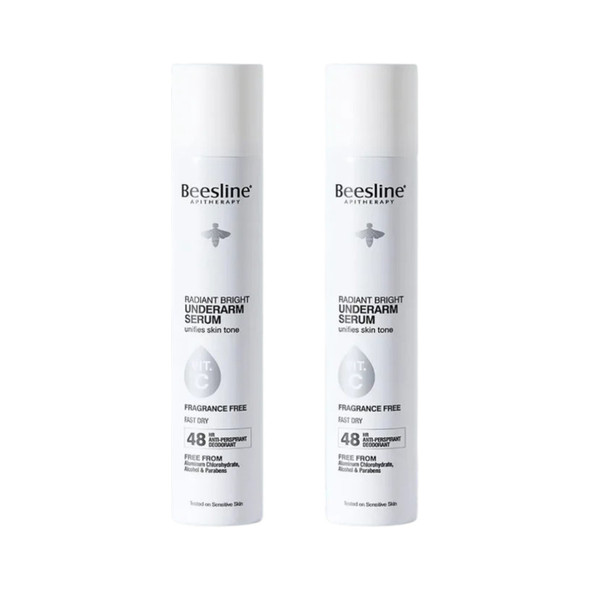 Beesline Radiant Bright Underarm Serum - Fragrance Free (1+1)