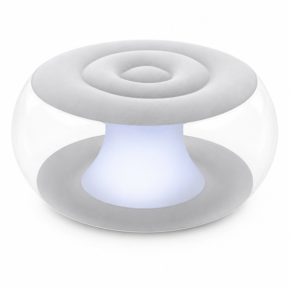 Bestway Inflatable LED Stool White | 75085