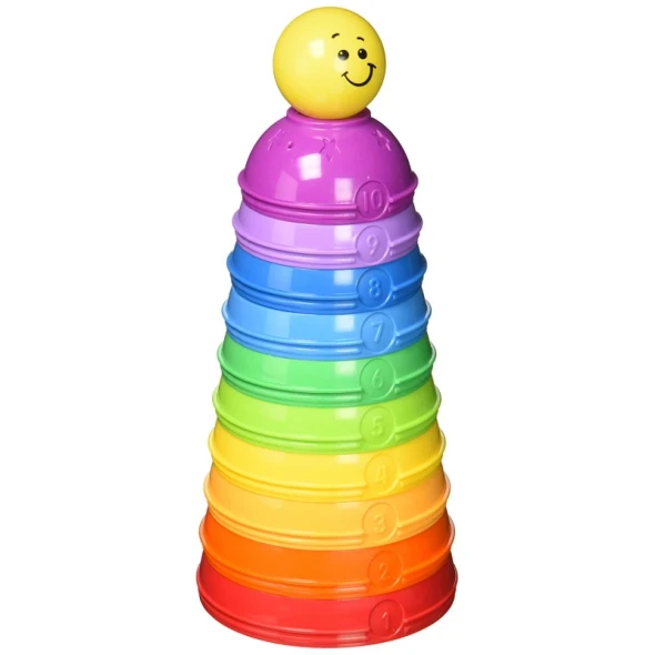 Fisher-Price Stack & Roll Cups Baby Stacking Toy | K7166
