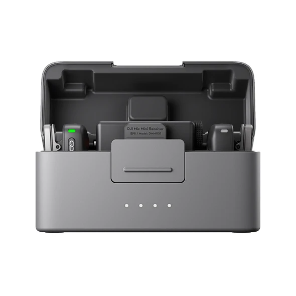 DJI Mic Mini 2S Wireless Microphone Kit 2TX + 1RX + Charging Case - Black