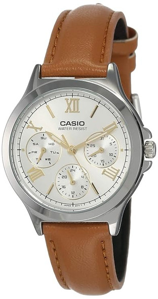 Casio Women 3-Hand Watch - Brown | LTP-V300L-7A2UDF