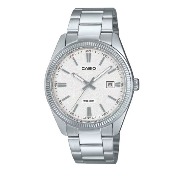 Casio Men 3-Hand Watch - White / Silver | MTP-1302DA-7AVDF
