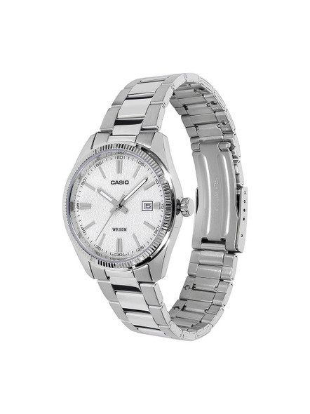 Casio Men 3-Hand Watch - White / Silver | MTP-1302DA-7AVDF