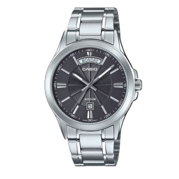 Casio Men 3-Hand Watch - Black / Silver | MTP-1381D-8AVDF