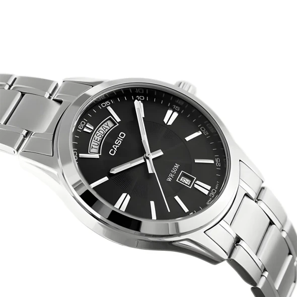Casio Men 3-Hand Watch - Black / Silver | MTP-1381D-8AVDF