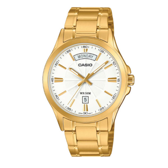 Casio Men 3-Hand Watch - Gold Plated | MTP-1381GD-7AVDF