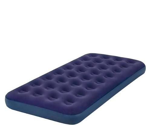 Flocked Double Inflatable Airbed 191x137x22cm | 20256