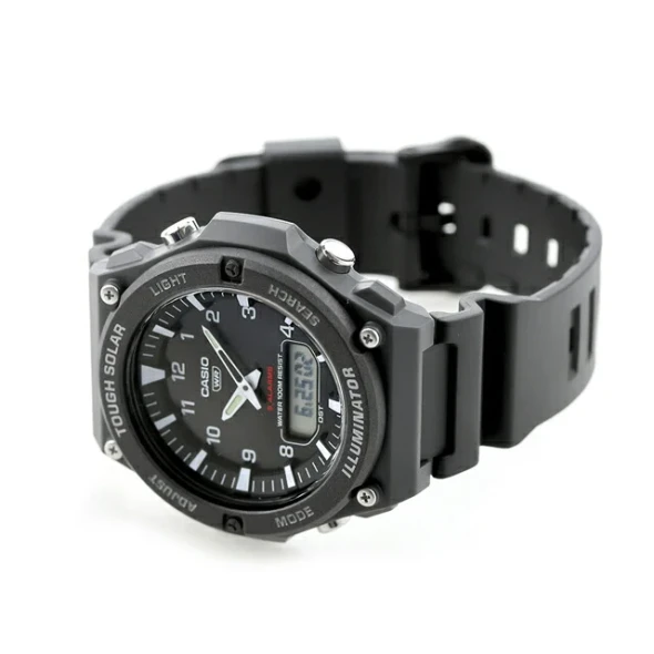 Casio Men Solar-Powered Analog-Digital Watch - Black | AQ-S820W-1AVDF