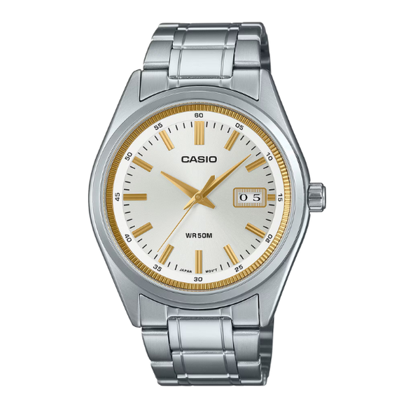 Casio Men 3-Hand Watch - Silver | MTP-B180D-7AVDF