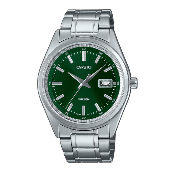 Casio Men 3-Hand Watch - Green / Silver | MTP-B180D-3AVDF
