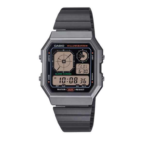 Casio Vintage Digital Unisex Watch - Black | A130WEGG-1ADF