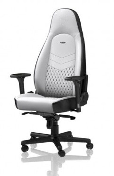 Noblechairs ICON Gaming Chair Black and White | NBL-ICN-PU-WBK