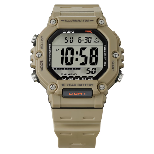 Casio Men Digital Watch - Brown / Black | AE-1600H-5AVDF