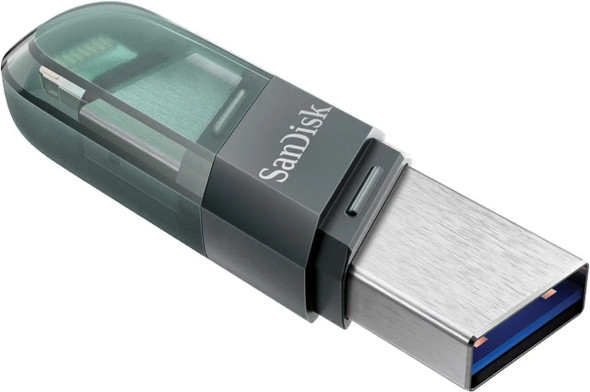 SanDisk iXpand 128GB Flash Drive Flip for iPhone, iPad and Computers | SDIX90N-128G-GN6N