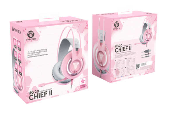 Fantech HG20 CHIEF II Gaming Headset (Pink Sakura Edition) | HG20 CHIEF II