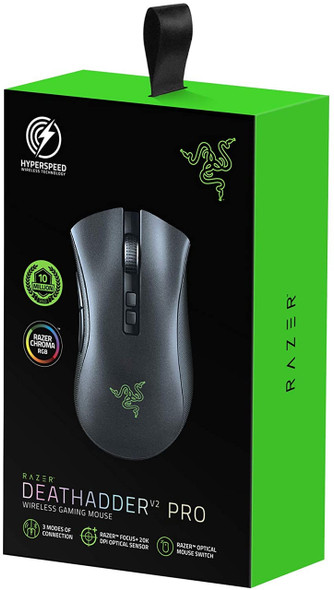 Wireless Ergonomic Gaming Mouse - Razer DeathAdder V2 Pro