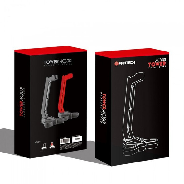 Fantech AC3001 Tower Headset Stand, Red |  AC3001