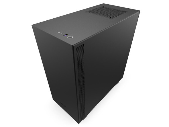 NZXT Case H510 Mid-Tower Matte Black with Tempered Glass | CA-H510B-B1