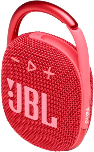 JBL Clip 4 Portable Bluetooth Speaker, Red | CLIP4RED