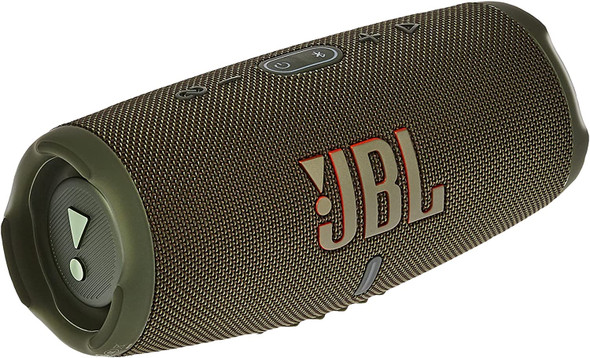 JBL Charge 5 Waterproof Bluetooth Wireless Speaker, Dark Green | CHARGE5GRN