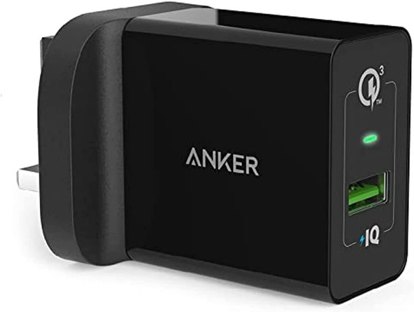 Anker Powerport With Quick Charge 3.0 Wall Charger For Mobile Phones, Black | AN.A2013K11.BK