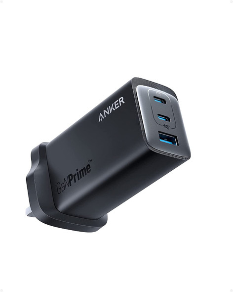 Anker 737 3-Port Fast Wall Charger GaNPrime 120W, USB C Charger, Black | A2148311