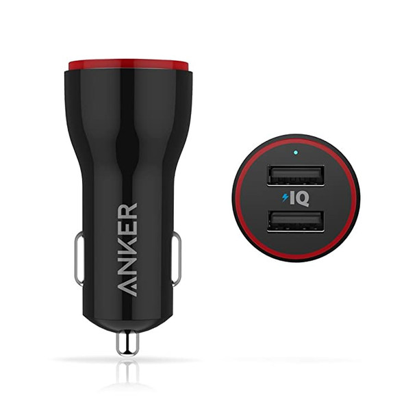 Anker PowerDrive 2-Ports 24W USB Car Charger | AN.A2310H11.BK