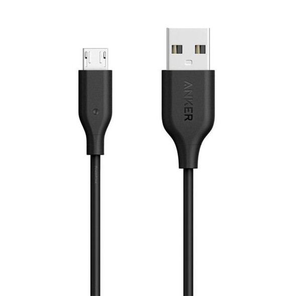 Anker PowerLine Micro USB 3FT Cable, Black | AN.A8132H12.BK