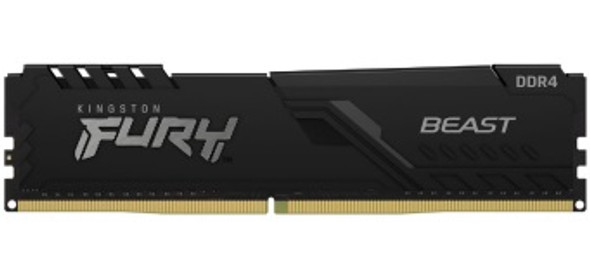 Kingston Fury Beast 32GB DDR4-3200 C16 RAM Black For Desktop | KF432C16BB/32